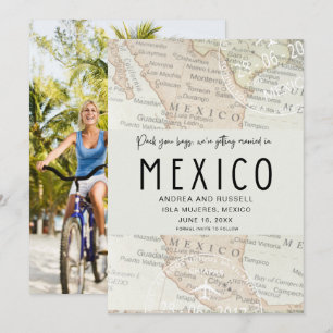 Pack Vos Sacs Mexique Carte Mariage photo