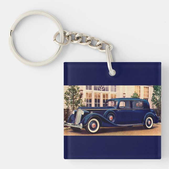 Packard bleu 1936 (Devant)
