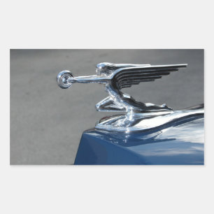 Packard's Flying Lady Autofigur Rechteckiger Aufkleber
