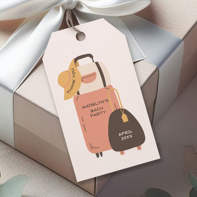 Packen Sie Ihre Beutel Gepäck Zielbachelorette Geschenkanhänger (Von Creator hochgeladen)