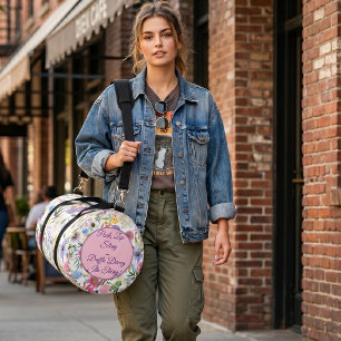 Packen, Zippen, Sling - Lebendiger Blumenspaß Duffle Bag