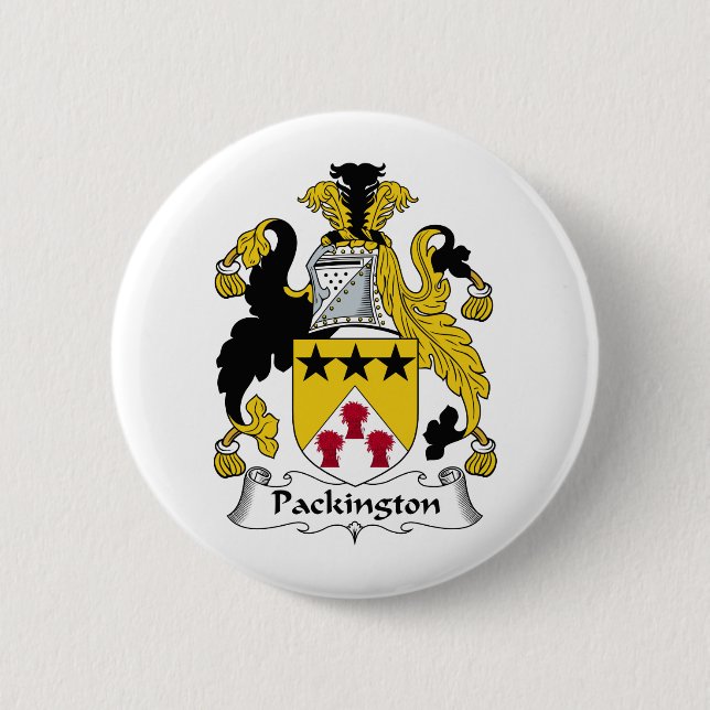 Packington Familienwappen Button (Vorderseite)