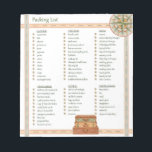Packliste - Notepad Notizblock<br><div class="desc">Dieses Notizblock wird bei jeder Reise als Checkliste praktisch sein.</div>