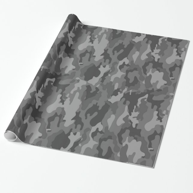 Packpapier der Armee-Tarnungs-(dunkelgraue Farbe) (Ungerollt)