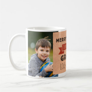 Packpapier-Foto-beste Großvater-WeihnachtsTasse Kaffeetasse