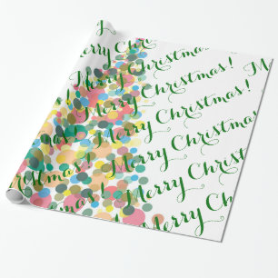 Packpapier-frohe Weihnachten Geschenkpapier