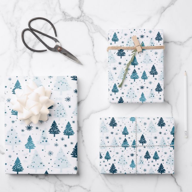 Packpapier für den Urlaub Geschenkpapier Set (Vorderseite)