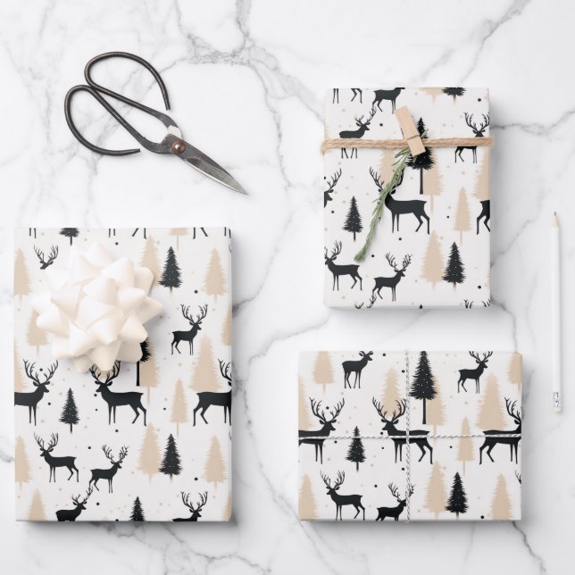 Packpapier für den Urlaub Geschenkpapier Set (Vorderseite)