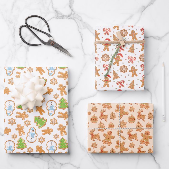 Packpapier für den Urlaub Geschenkpapier Set (Vorderseite)