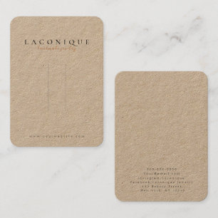 Packpapier Haarnadeldarstellung Schmuck Visitenkarte