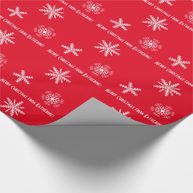 Packpapier mit Ihren persönlichen Wünschen, (Ecke)