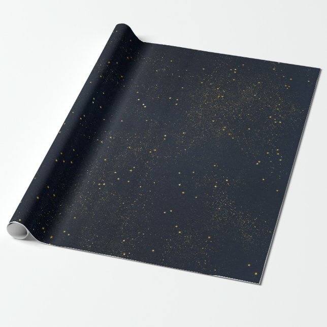 Packpapier-Rolle der sternenklare Nachtart-2 Geschenkpapier (Ungerollt)