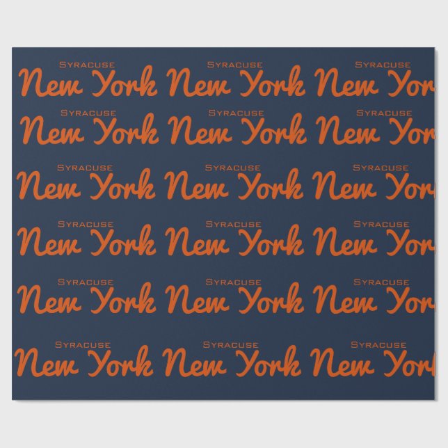 Packpapier Syrakus, New York (Flach)