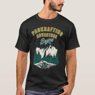 Packraft Boot Rafting Kayak Kayaking Paddle Packra T-Shirt