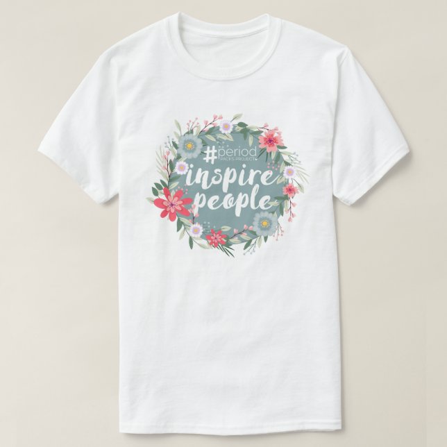 Packs d'époque T-shirt Fleur du projet (Design devant)