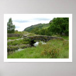 Packstofferbrücke in Watendlath Poster