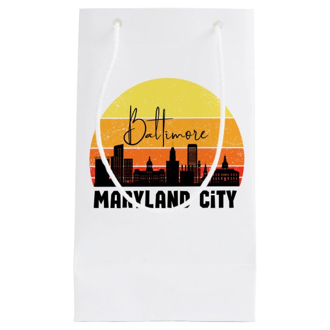 Packtasche baltimore Stadt Kleine Geschenktüte (Vorderseite)