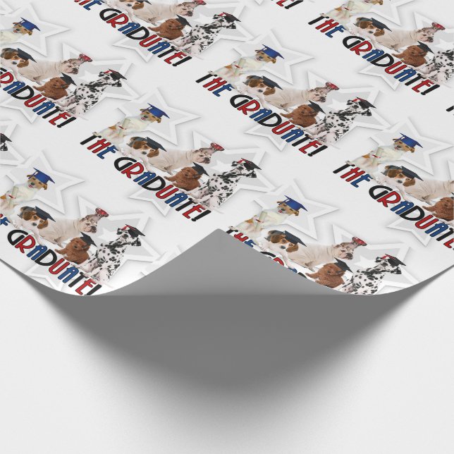 Packung Hunde in Bestückungskappen für Heimtiere Geschenkpapier (Ecke)