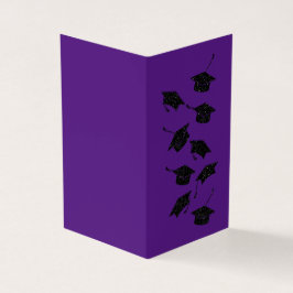 Packung mit 25 Glitzer Abschluss Cards