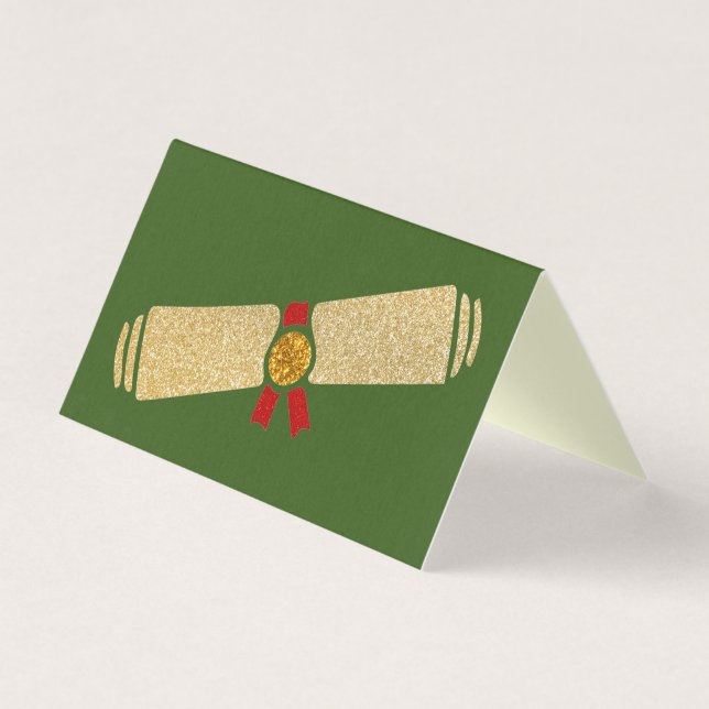 Packung mit 25 Glitzer Abschluss Cards (Vorderseite)