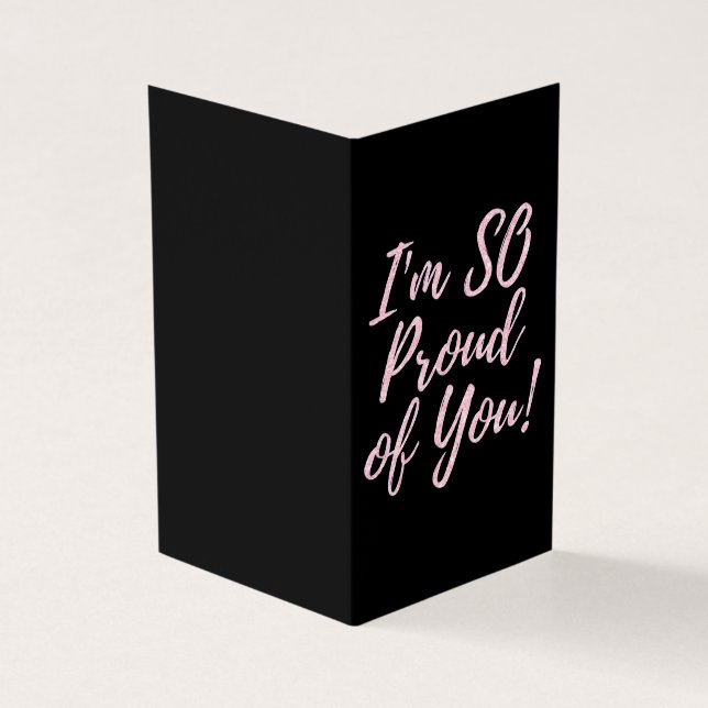 Packung mit 25 rosa So Proud Glitzer Abschluss (Vorderseite)