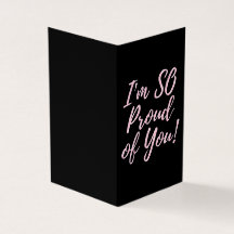 Packung mit 25 rosa So Proud Glitzer Abschluss