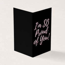 Packung mit 25 rosa So Proud Glitzer Abschluss