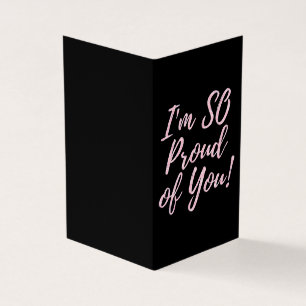 Packung mit 25 rosa So Proud Glitzer Abschluss