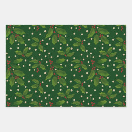 Packung mit 3 Stück Geschenkpapier Set