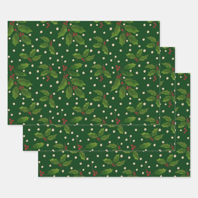 Packung mit 3 Stück Geschenkpapier Set (Set)