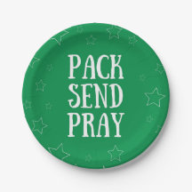 Packung Pray Paper Plate senden
