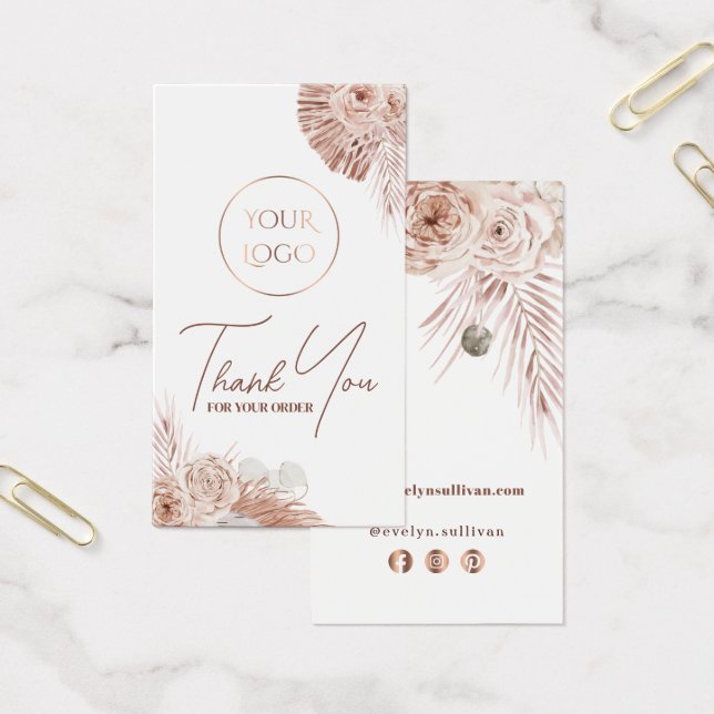 Packungsbeilage für Boho-Rose (Büro)