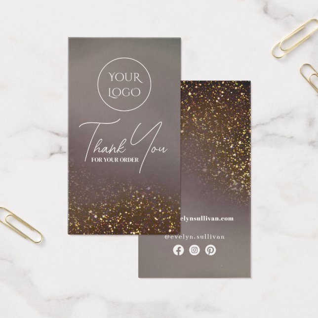 Packungsbeilage für flüssigen Glitzer (Büro)