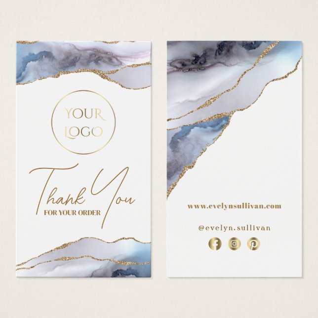 Packungsbeilage in Graublau (Vorne & Hinten)