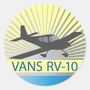 Packwagen RV-10 Runder Aufkleber