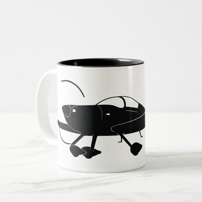 Packwagen RV-7A Zweifarbige Tasse (Vorderseite Links)