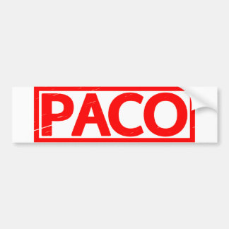 Paco-Briefmarke Autoaufkleber