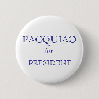 PACQUIAO, für, PRÄSIDENT Button