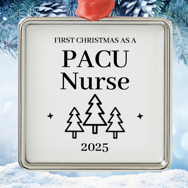 Pacu Nurse Christmas Ornament Aus Metall (Pacu Nurse Christmas Metal Ornament
)