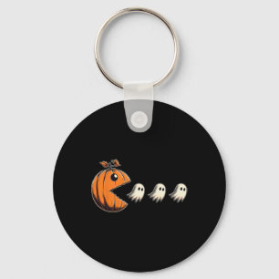 Pacween Lustiger Halloween-Kürbis-Geist-Chomp-Game Schlüsselanhänger