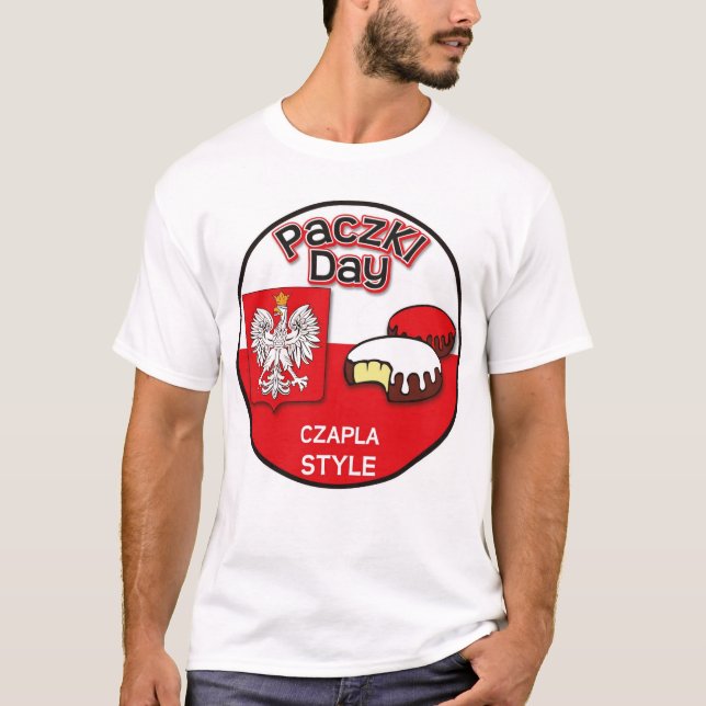 Paczki Tag - Czapla Art T-Shirt (Vorderseite)