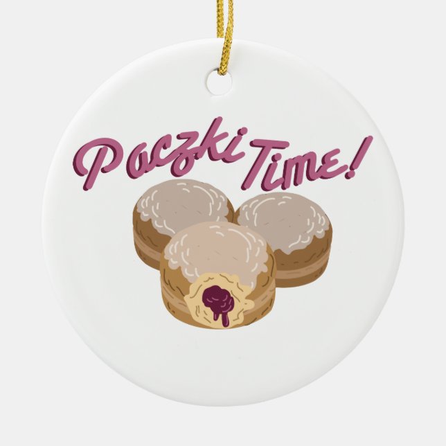 Paczki Time Keramik Ornament (Vorne)