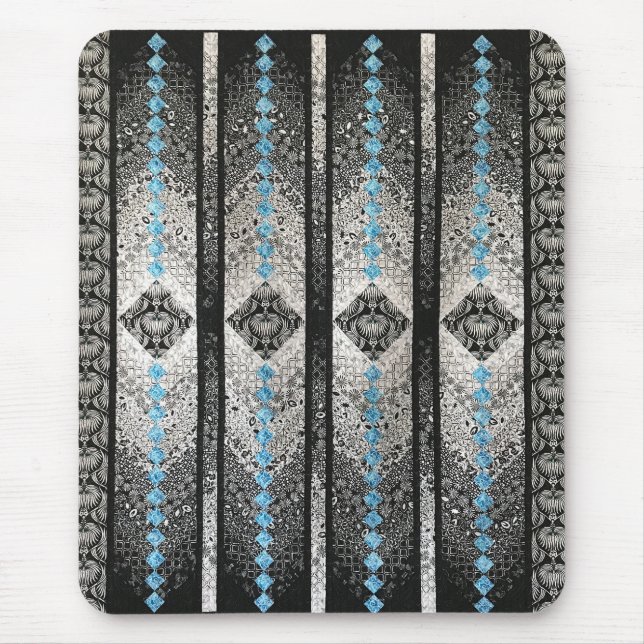 Pad für die französische Braid-Quilt-Maus Mousepad (Vorne)