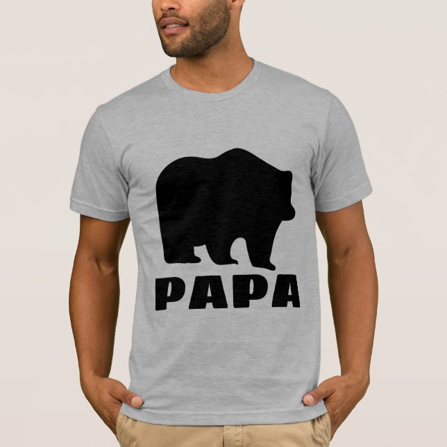 PAD GRIZZLY PORTER PAPA T-SHIRTS TEE - SHIRTS (Devant)