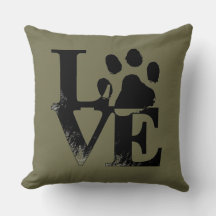 Pad Print Throw Pillow