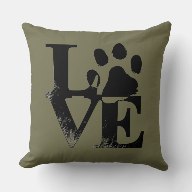Pad Print Throw Pillow Kissen (Vorderseite)