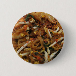 Pad Thai [ผัดไทย] thailändisches Street Food Button