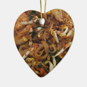 Pad Thai [ผั ด ท ย] Thailand Street Food Keramikornament
