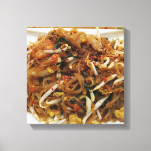 Pad Thai [ผั ด ท ย] Thailand Street Food Leinwanddruck