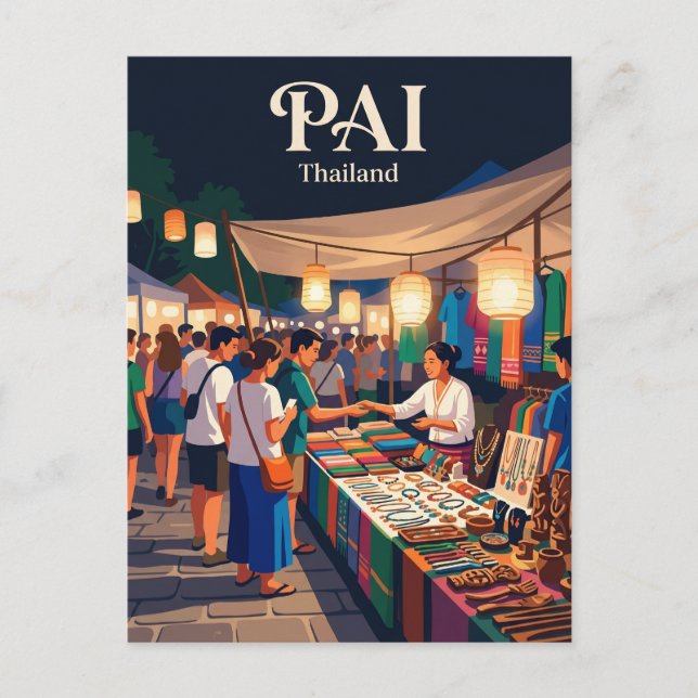 Pad Thai Postkarte (Vorderseite)